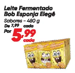 Dia Leite Fermentado Bob Esponja Elegé oferta