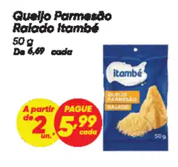 Dia Queljo Parmesão Ralado Itambé oferta
