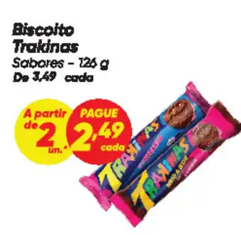 Dia Biscoito Trakinas Sabores oferta