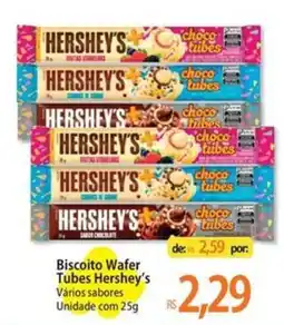 Atacadão Biscoito Wafer Tubes Hershey's oferta