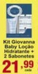 Kit Giovanna Baby Locao Hidratante + 2 Sabonetes