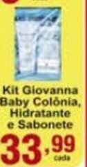 Rossi Supermercado Kit Giovanna Baby Colonia, Hidratante e Sabonete oferta