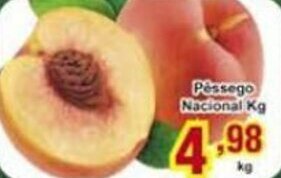 Rossi Supermercado Pessego Nacional 1kg oferta