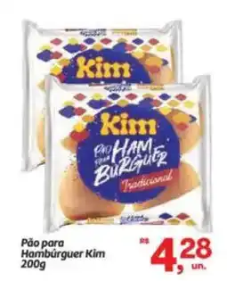 Fort Atacadista Pão para Hambúrguer Kim oferta