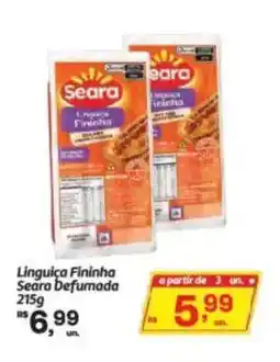 Fort Atacadista Linguiça Fininha Seara befumada oferta