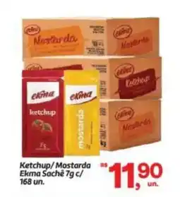 Fort Atacadista Ketchup/Mostarda Ekma Sachê oferta