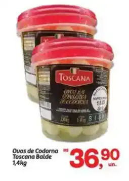 Fort Atacadista Ovos de Codorna Toscana Balde oferta