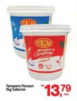 Fort Atacadista Tempero PonzanTempero Ponzan 1kg Sabores Sabores oferta