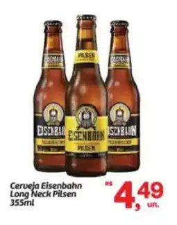 Fort Atacadista Cerveja Eisenbahn Long Neck Pilsen oferta
