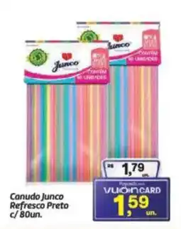 Fort Atacadista Canudo Junco Refresco Preto oferta