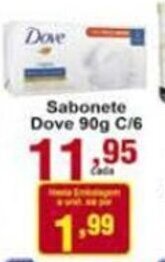 Rossi Supermercado Sabonete Dove 90g c/6 oferta