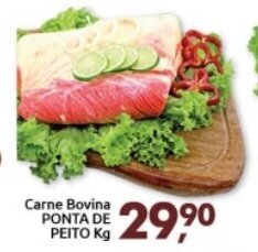 Supermercados Nori Carne Bovina Ponta de Peito 1kg oferta