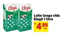 Mercado Extra Leite longa vida Elegê oferta