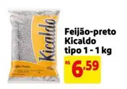 Mercado Extra Feijão-preto Kicaldo tipo 1 oferta
