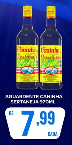Atacadão Dia a Dia Aguardente caninha sertaneja oferta