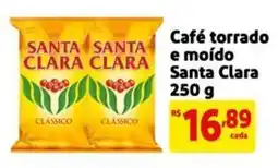 Mercado Extra Café torrado e moído Santa Clara oferta