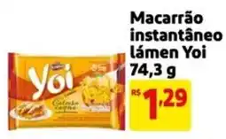 Mercado Extra Macarrão instantâneo lámen Yoi oferta