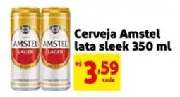 Mercado Extra Cerveja Amstel lata sleek oferta