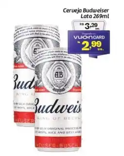 Comper Cerveja Budweiser Lata oferta
