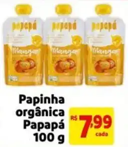 Mercado Extra Papinha orgânica Papapá oferta