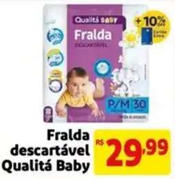 Mercado Extra Fralda descartável Qualitá Baby oferta