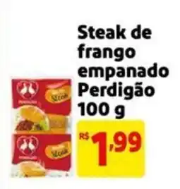Mercado Extra Steak de frango empanado Perdigão oferta