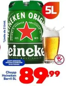 Barracão Supermercado Chopp Heineken Barril oferta