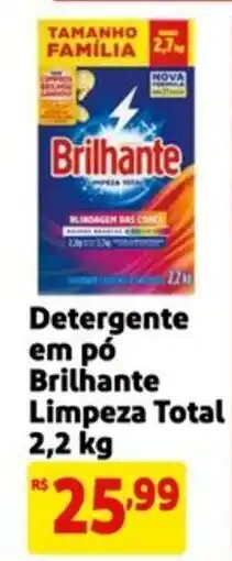 Mercado Extra Detergente em pó bra Limpeza Total oferta
