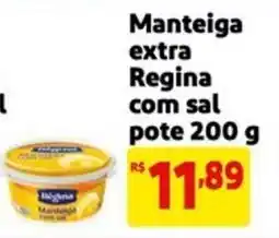 Mercado Extra Manteiga extra Regina com sal pote oferta