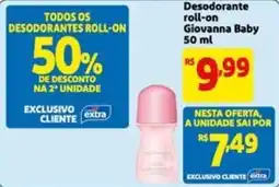Mercado Extra Desodorante roll-on Giovanna Baby oferta