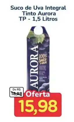 Nagumo Suco de Uva Integral Tinto Aurora TP oferta