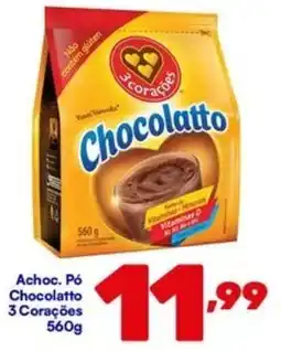 Barracão Supermercado Achoc. Pó Chocolatto 3 Corações oferta