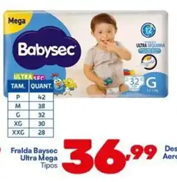 Barracão Supermercado Fralda Baysec Ultra Mega Tipos oferta