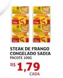 Assaí Atacadista Steak de frango congelado sadia pacote oferta