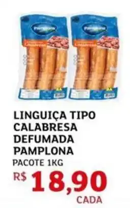 Assaí Atacadista Linguiça tipo calabresa defumada pamplona oferta