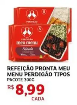 Assaí Atacadista Refeição pronta meu menu perdigão tipos pacote oferta
