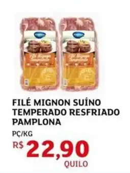 Assaí Atacadista Filé mignon suíno temperado resfriado pamplona oferta