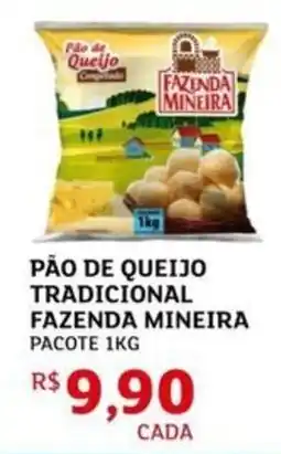 Assaí Atacadista Pão de queijo tradicional fazenda mineira pacote oferta