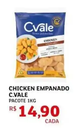 Assaí Atacadista Chicken empanado c.vale pacote oferta