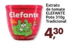 Supermercados Nori Extrato de Tomate Elefante Pote 310g Tradicional oferta