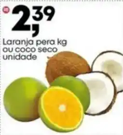 Frangolândia Laranja pera ou coco seco unidade oferta