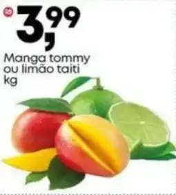 Frangolândia Manga tommy ou limão taiti oferta