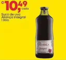 Frangolândia Suco de uva Aliança integral oferta