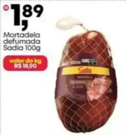 Frangolândia Mortadela defumada Sadia oferta