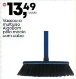 Frangolândia Vassoura multiuso AlgoBom pelo macio com cabo oferta