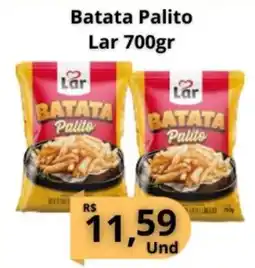 Supermercados Pague Menos Batata Palito Lar oferta