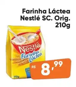 Supermercados Pague Menos Farinha Láctea Nestlé SC. Orig. oferta
