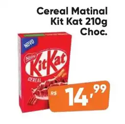 Supermercados Pague Menos Cereal Matinal Kit Kat Choc. oferta