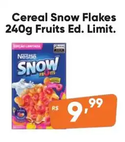 Supermercados Pague Menos Cereal Snow Flakes Fruits Ed. Limit. oferta