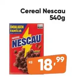 Supermercados Pague Menos Cereal Nescau oferta